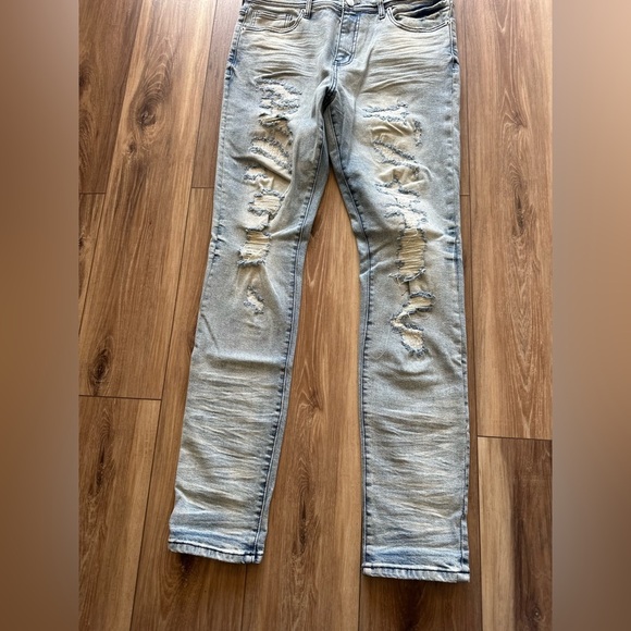 Nova men’s distressed jeans size 34 - Picture 2 of 4